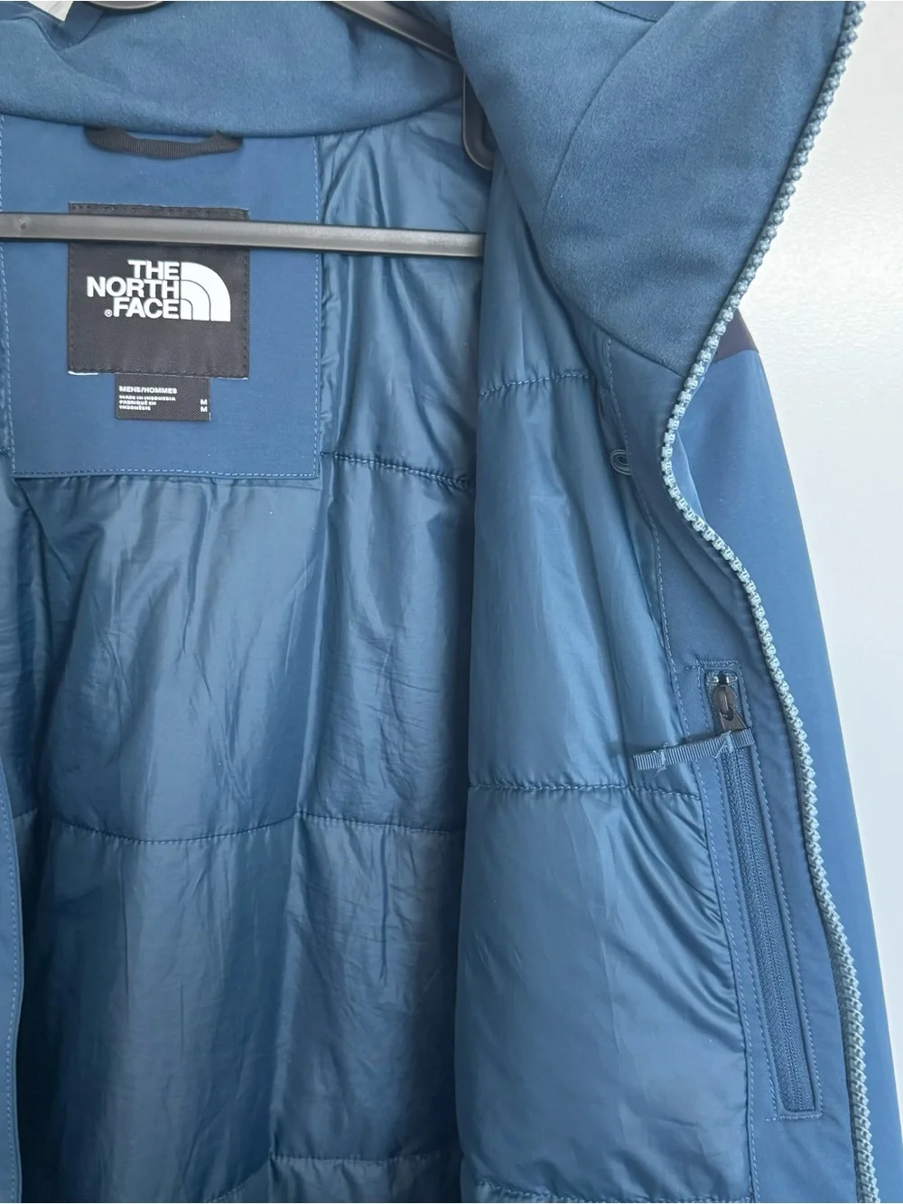 The North Face Teal and Navy Hooded Jacket